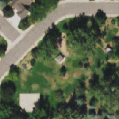 Aerial photo of Rampart Neighborhood Park Playground