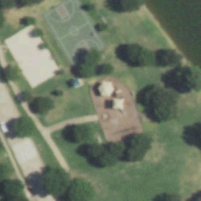 Aerial view of Ranch Playground