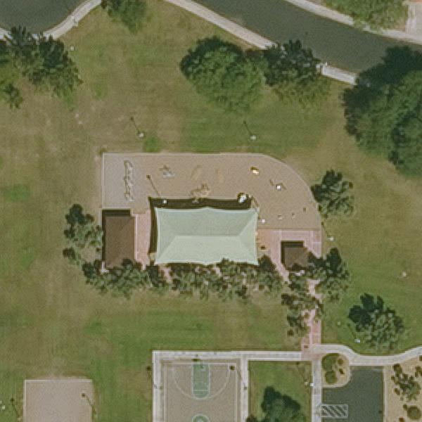Aerial view of Rancho Del Mar Park
