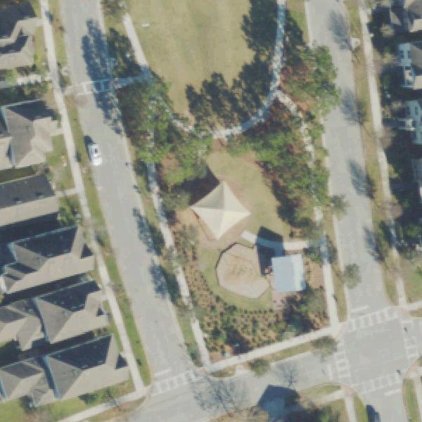 Aerial view of Randal Park Playground - Bannan St