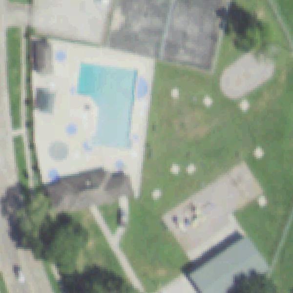 Aerial photo of Raymond Nieto Park