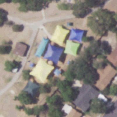 Aerial photo of Raymond Rimkus Park