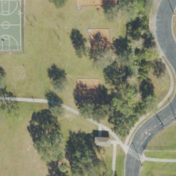 Aerial view of Recreation Area (Avalon Park)
