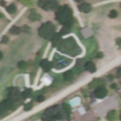 Aerial photo of Red Horse Park playground