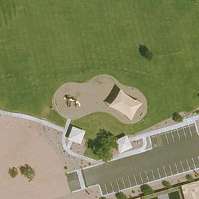 Aerial view of Red Rock Park