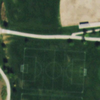 Aerial photo of Red-Tail Park