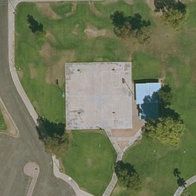 Aerial view of Reed Park