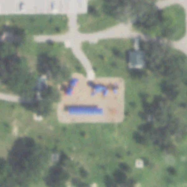 Aerial photo of Reginald Moore Community Park