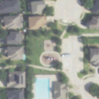 Aerial view of Ricewood Community Only Playground