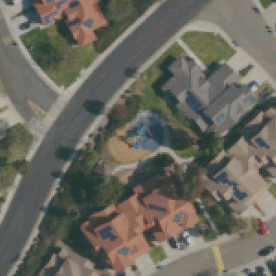 Aerial view of Ridgewood Playground
