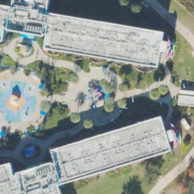 Aerial view of Righteous Reef Playground