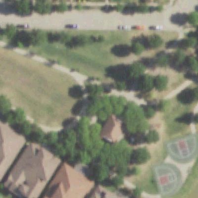 Aerial view of Rio vista park