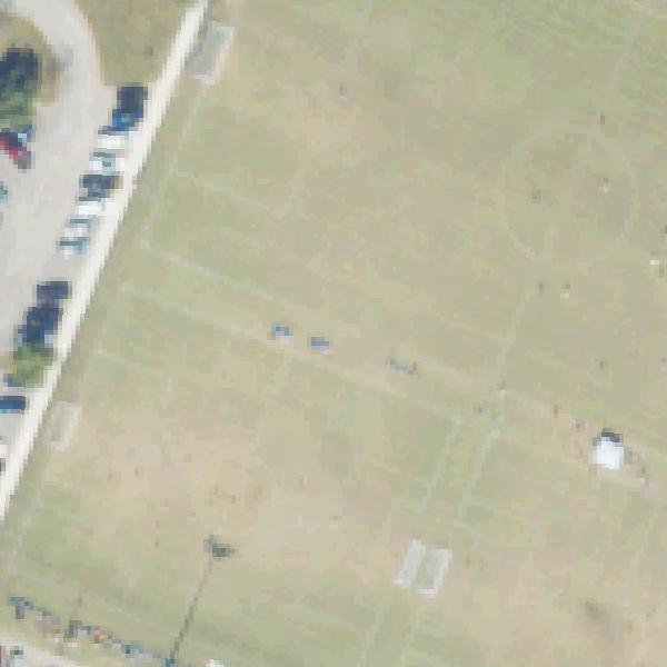 Aerial view of River Line Park