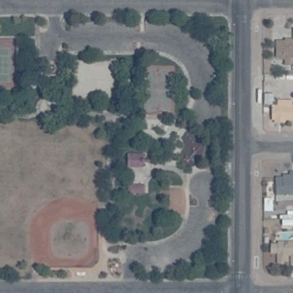 Aerial photo of River Mountain Park