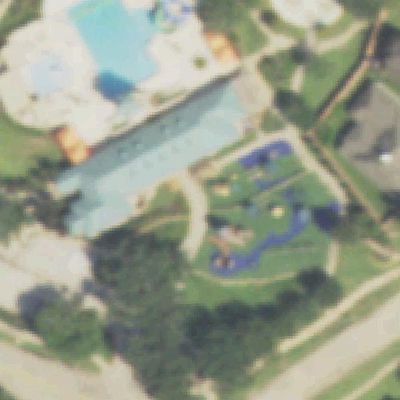 Aerial photo of River Park Playground