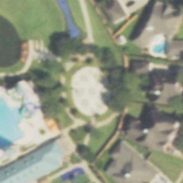Aerial photo of River Park Splash Pad