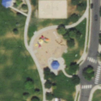 Aerial photo of River Run Park