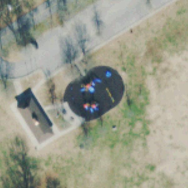 Aerial photo of Riverbluff Park