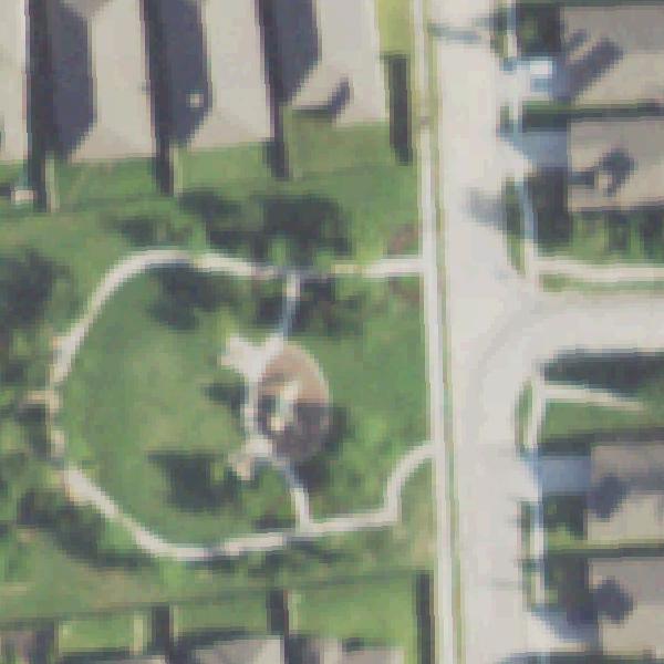 Aerial photo of Rivergrove Playground
