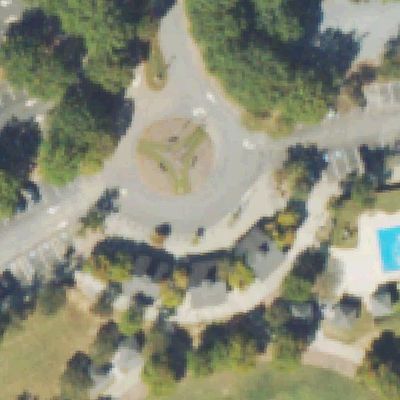 Aerial view of Riverside Park
