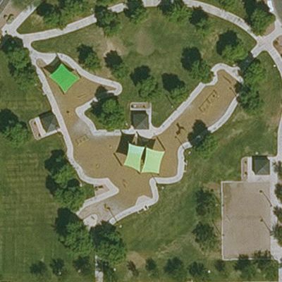 Aerial view of Roadrunner Park