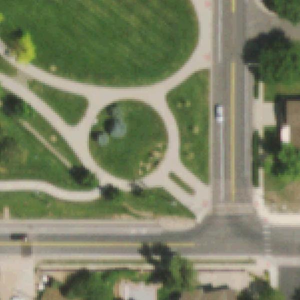 Aerial photo of Robby Ferrufino Park