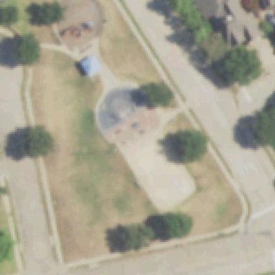 Aerial view of Rodeo Park