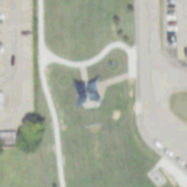 Aerial photo of Rodriguez Elementary Spark Park