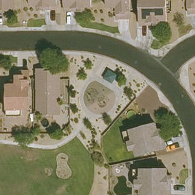 Aerial view of Rogers Ranch Playgrounds