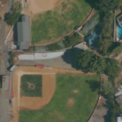 Aerial view of Rolando Park