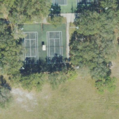 Aerial view of Rolling Oaks Park