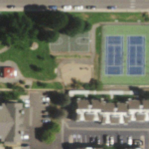 Aerial photo of Romans Park