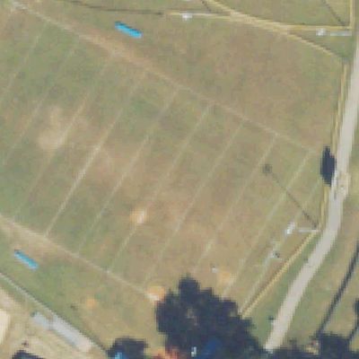 Aerial view of Ronald Bridges Park