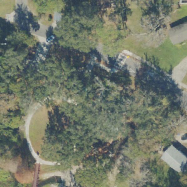 Aerial view of Roosevelt Martin Park