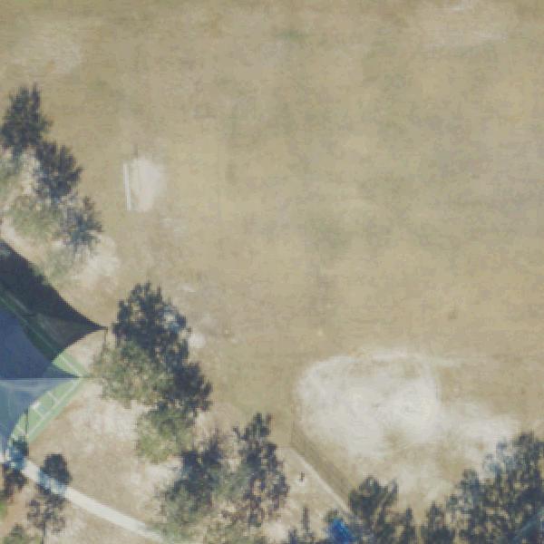 Aerial view of Roosevelt Nichols Park