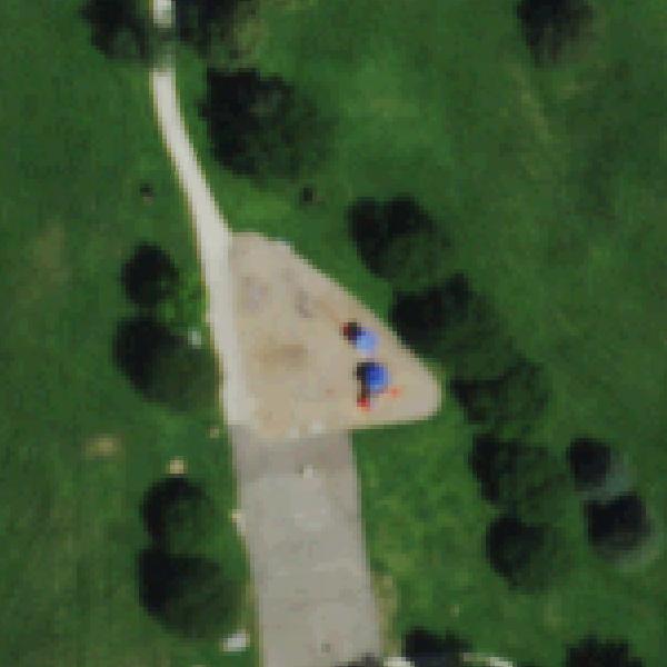 Aerial photo of Rosamond Park