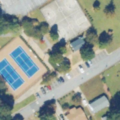 Aerial view of Rose Garden Park
