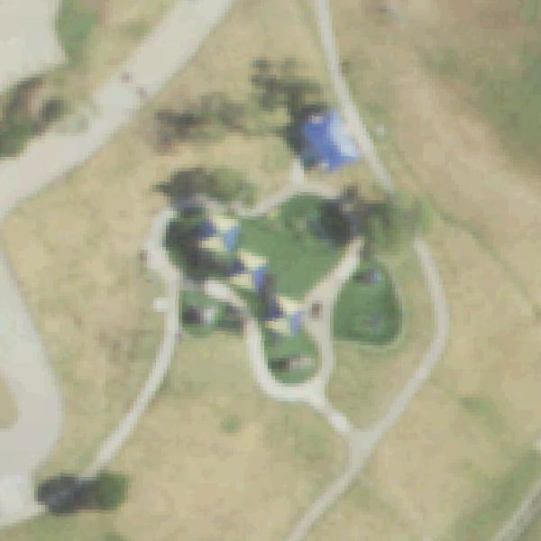 Aerial view of Rosemeade Park