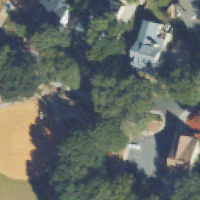 Aerial view of Rossie Brundage Park