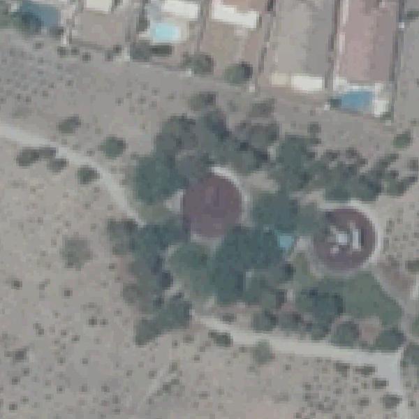 Aerial photo of Rossini Park Playground