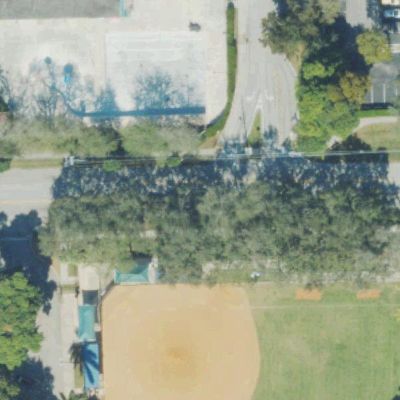 Aerial view of Rotary Park