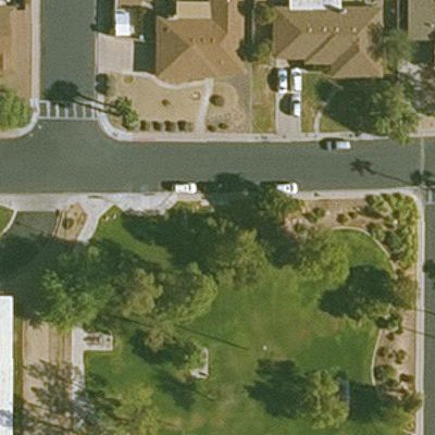Aerial view of Rotary Park Playground