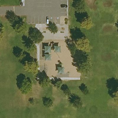 Aerial view of Royal Palm Park