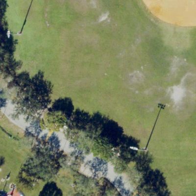 Aerial view of Ruben Dario Park