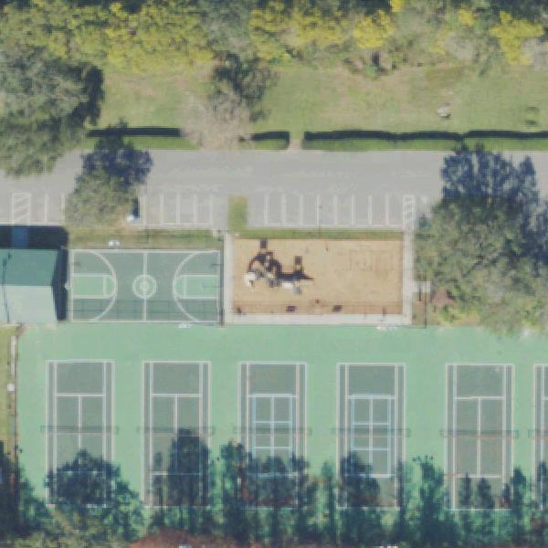 Aerial view of Ruth F. Connors Playground