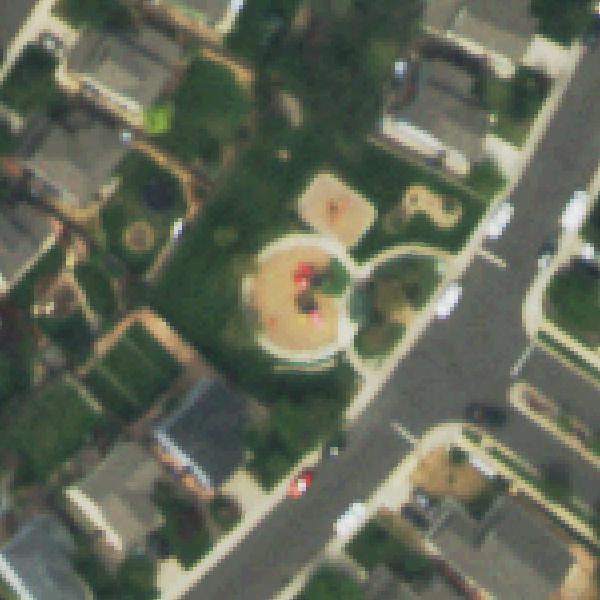Aerial photo of Saddle Rock Ridge Playground