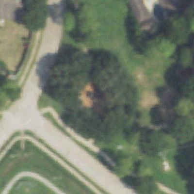Aerial photo of Saddlebrook Crossing Playground