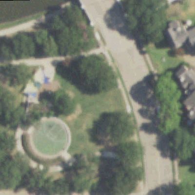 Aerial view of Saddlehorn Park