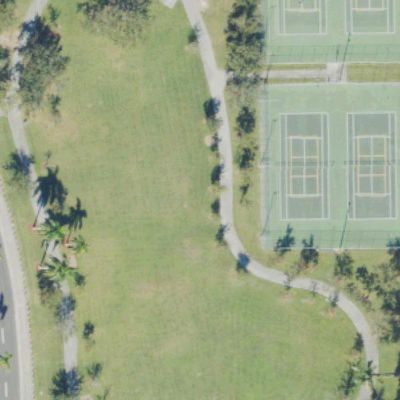 Aerial view of Saga Bay Park