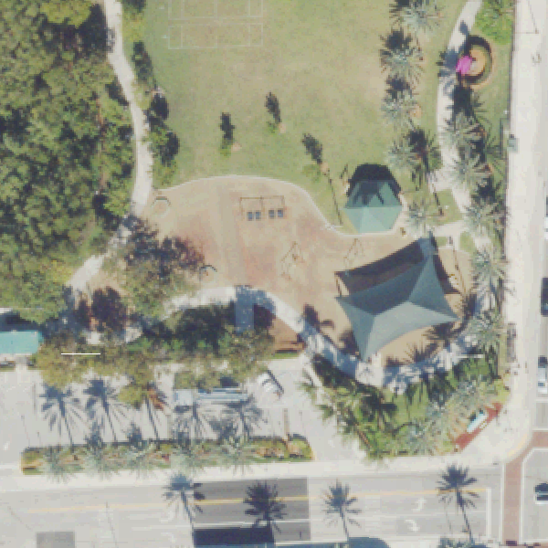 Aerial view of Samson Oceanfront Park